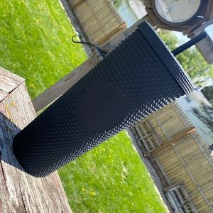 Matted black Starbucks tumbler